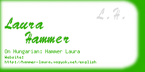laura hammer business card